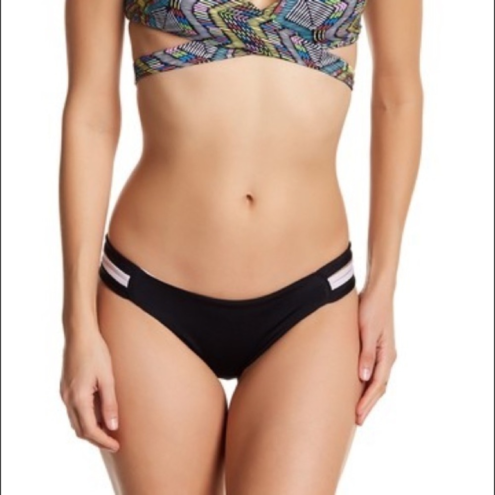 L Space oasis strappy bikini bottom